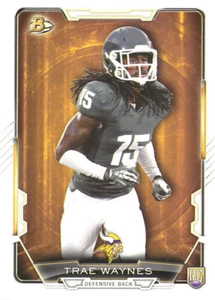 BOWMAN Trae Waynes RC BENGALS VIKINGS MSU Michigan St SPARTANS - Picture 1 of 1