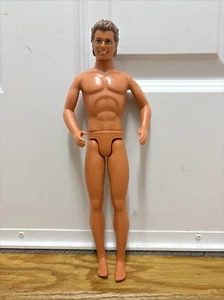 Ken Doll 1968 Mattel Malaysia Brown Hair Blue Eyes Rotating Head Swivel Waist - Picture 1 of 2