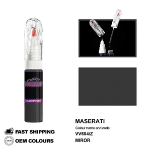 FOR MASERATI MIROR VV604/Z Touch Up Paint Pen Brush Fix Kit Scratch Chip Set - Picture 1 of 8