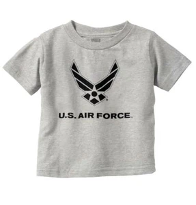 Officially Licensed US Air Force Wings Logo Toddler Boy Girl Youth T Shirt Tee - Picture 1 of 8
