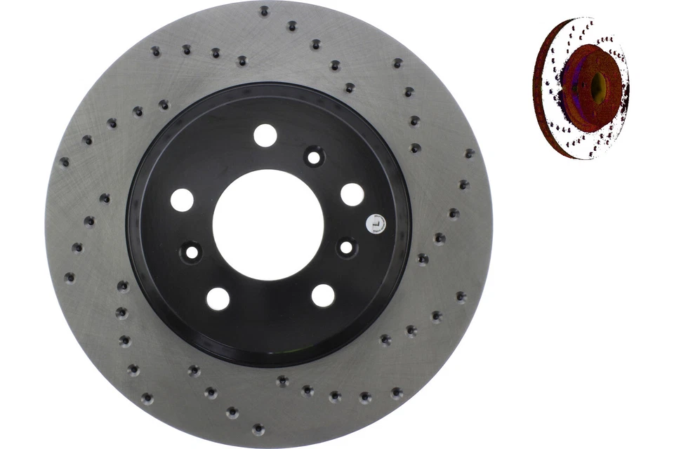 Front PAIR Stoptech Disc Brake Rotor for 2006-2013 Chevrolet Impala (43348) - Image 1 of 2
