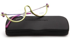 New Gail Spence ICONS Gail One c.2721 Green Eyeglasses 54-20-150mm B28 Italy - Picture 1 of 10