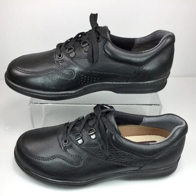 Zapatos Softspots para mujer 9M Supremes Marathon Oxfords cuero negro confort EE. UU. Foto 1 de 4