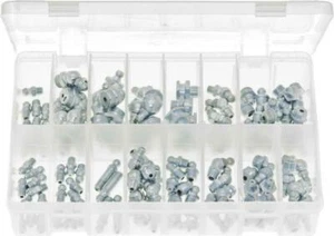 Assortment Box of Grease Nipples - Metric BSP & UNF Pack of 130 Pieces - Picture 1 of 2
