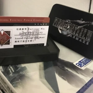 * Seltene Final Fantasy 7 Remake Shinra Schlüsselkarte Gamestop Bonus Square Enix FFVIIR - Bild 1 von 2