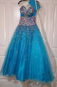 Tiffany Designs Präsentationskleid 16882 Größe 2 Abschlussball Heimkehr Abschlusskleid - Bild 1 von 18