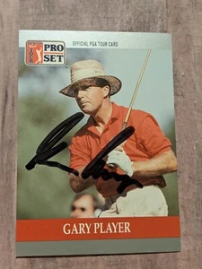 Gary Player Signed 1990 Pro Set Card #79 COA RC Rookie Masters US Open HOF - Picture 1 of 2