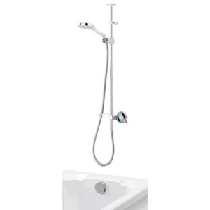 Aqualisa QTE.02.BT.HP DIGITAL SHOWER Bath Filler Complete gravity pump - Picture 1 of 8