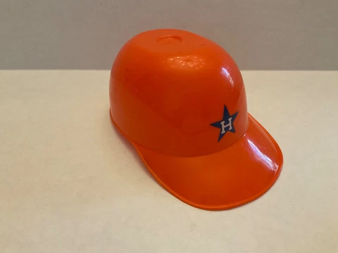MLB Houston Astros 1970's Logo Mini Helmet Souvenir Ice Cream Cup 5.5" L!!! Cover