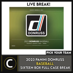 2023 PANINI DONRUSS BASEBALL 16 BOX (FULL CASE) #A1754 - PICK YOUR TEAM