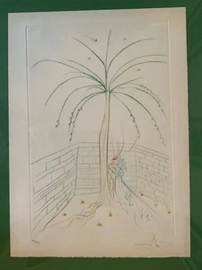 Salvador Dali original signierte Lithografie "La Quete Du Graal" gerahmt TOP - Bild 1 von 5