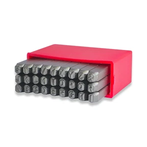 3mm Wendebriefstempel A-Z und & Stempel 6mm Schaft rdgtools - Bild 1 von 1