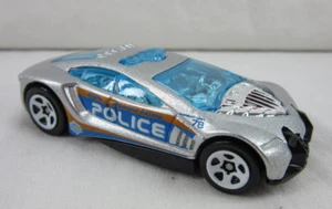 SPEED TRAP POLICE HIGHWAY PATROL * HWPD Hot Wheels 2010 Silver - Picture 1 of 5