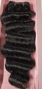 100% remi human hair Euro deep wave weave; curly; weft; sew-in ; for women - Picture 1 of 16