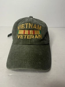 Nissi Caps Vietnam Veteran Service Embroided Stitched Adjustable Green Cap - Bild 1 von 24