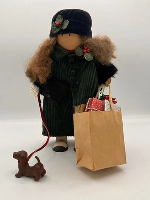 复古 1994 年 Lizzie High 娃娃 圣诞购物 米妮 Valentine & Tootsie 带标签 — 第 1/4 张图片