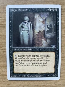 MTG: MAGIC THE GATHERING REVISED 3ED  RARE  ROYAL ASSASSIN :  UNPLAYED MINT / NM - Picture 1 of 6
