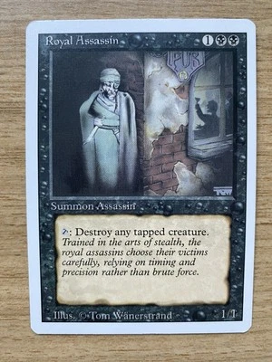 MTG: MAGIC THE GATHERING REVISED 3ED  RARE  ROYAL ASSASSIN :  UNPLAYED MINT / NM - Image 1 of 4
