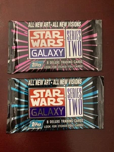 2x 1994 Topps Star Wars Galaxy Series 2 Two Trading Card Packs - Factory Sealed - Picture 1 of 2