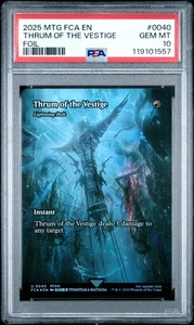 PSA 10 Gem Mint - Thrum of the Vestige - Lightning Bolt Showcase Foil - FCA MTG - Picture 1 of 2