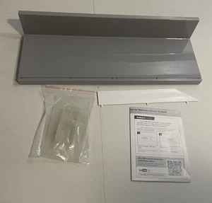 Yohom Gray Floating Shelf Adhesive Bathroom Wall Storage No Drill Display Ledge - Picture 1 of 4