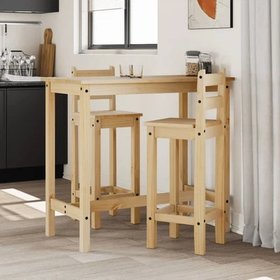 Bar-Set Bartisch Mit Barhocker Set Hochtisch Esstisch Küchentheke Mit Hocker Neu - Bild 1 von 4