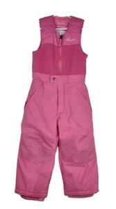 SNOZU Ski Overalls Bibs Girls Winter Snow Pants Size 5 Hot Pink  - Picture 1 of 14