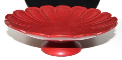 Kamakura Bori Wood Lacquer Pedestal Bowl Signed - Image 1 of 4