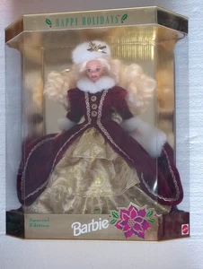 Vintage 1996 Happy Holidays Special Edition Barbie Doll See Pics - Picture 1 of 10