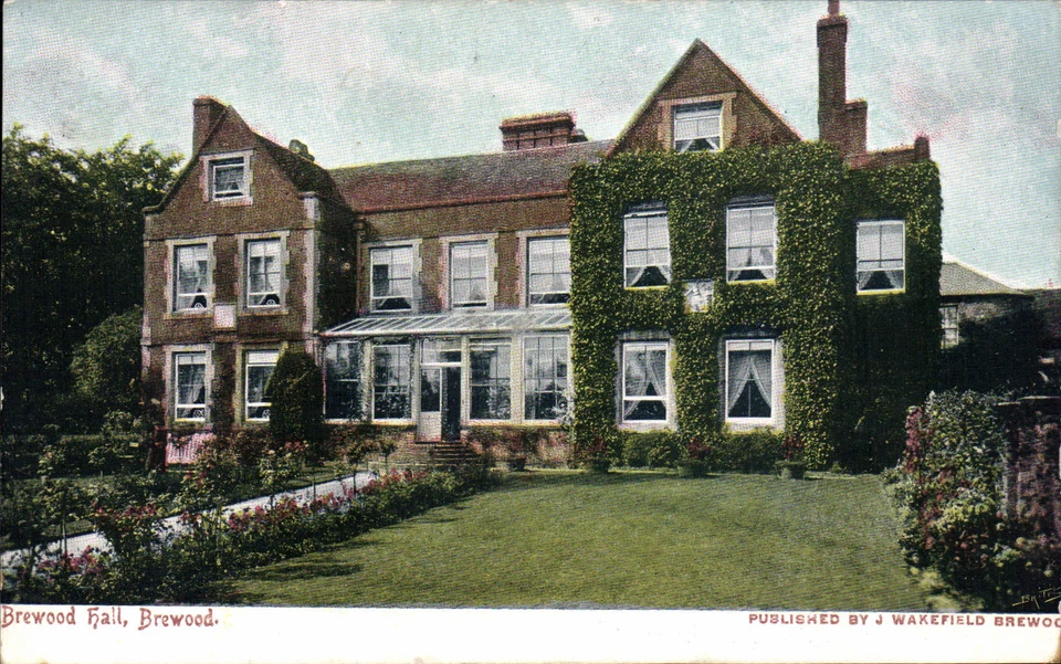 Brewood. Brewood Hall by J. Wakefield, Brewood. - Image 1 of 1