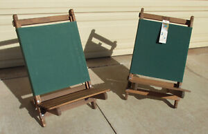 Byer of Maine Green Pangean Lounger Take Apart Chairs Lot of 2 (1 New, 1 Used)