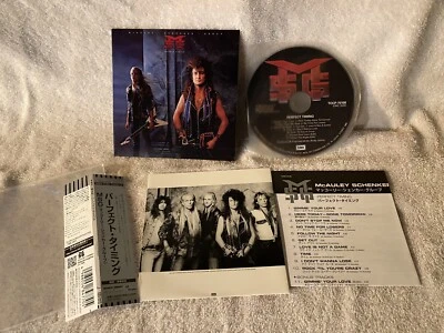 McAuley Schenker Group:Perfect Timing- Japan mini replica lp sleeve Cd w/inserts - Image 1 of 2