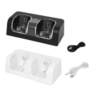 Game Controller Dual Charging Dock Station for Wii Gamepad Stand - Picture 1 of 9