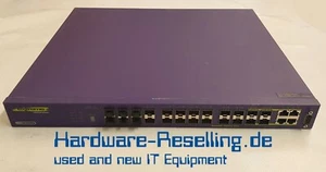 EXTREME NETWORKS Summit X450a-24x - Commutateur 24x 10/100/1000 SFP 4x Partagé - Afbeelding 1 van 2