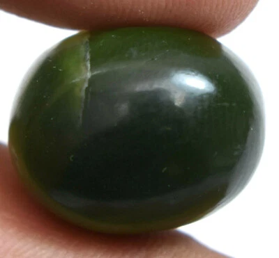 26.00 Ct Natural African Green Serpentine Top Quality Cabochon Loose Gemstone !! - Image 1 of 4