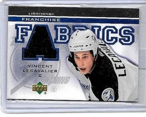 VINCENT LECAVALIER 2004 UD FRANCHISE STOFFE GAME USED TRIKOT - Bild 1 von 1