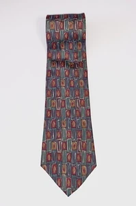 Corbata para hombre Colores de Alexander Julian L- 56 W- 4 1/4 de diseñador multicolor artístico - Imagen 1 de 4