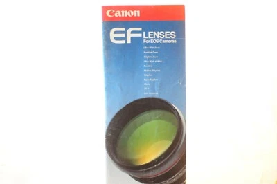 佳能 EF 镜头适用于 EOS 相机代理手册 — 第 1/4 张图片