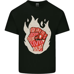 Civil Rights Black Lives Matter LGBT Equality Mens Light Cotton T-Shirt - Picture 1 of 29