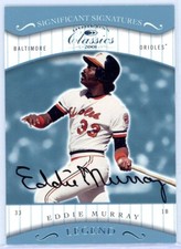 2001 Donruss Classics Significant Signatures Autograph #184 Eddie Murray