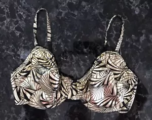 Reggiseno vintage anni 80 taglia 38DD Lanique Glam look discoteca copertura completa coppe ferretto - Foto 1 di 5