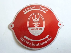 Typenschild Schild Maserati 3500 GTi Sebring Quattroporte mistral mexico s20 - Bild 1 von 1