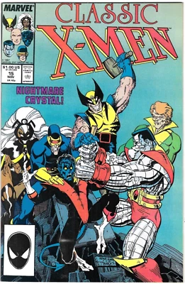 Classic X-Men Comic 15 Classic Reprint 1987 Chris Claremont John Byrne Marvel - Image 1 of 4