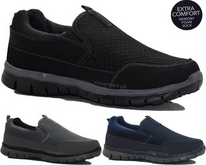 mens slip on trainers ebay