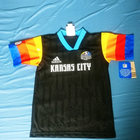 Vintage MLS Kansas City Wizards Adidas 1997 Soccer Jersey Very Rare NWT Sz S Cover
