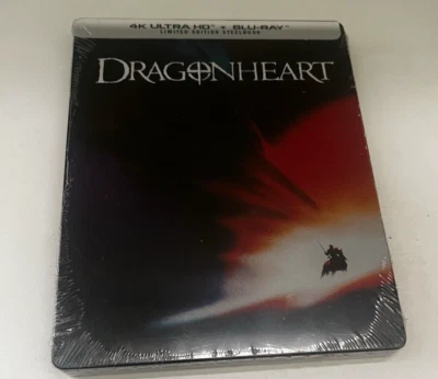 DRAGONHEART 4K ULTRA HD BLU RAY 2 ДИСКА STEELBOOK - Изображение 1 из 3