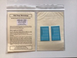 CMR059-LNE 13T 8 Plank Mineral Wagon Transfers - Picture 1 of 1