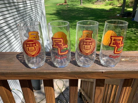 4 Boston College Tall Glasses Cover