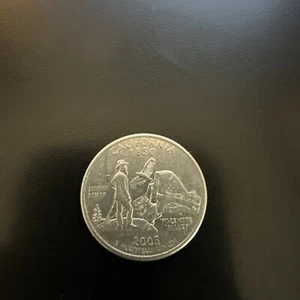2005 P California State Quarter folder filler - Circulated Actual Coin Shown! - Picture 1 of 2