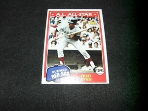 Fred Lynn Boston Red Sox 1981 Topps Baseballkarte #720 - Bild 1 von 3